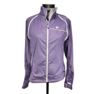 Pearl Izumi Elite Women's Purple Convertible Cycling / Running Jacket Size M